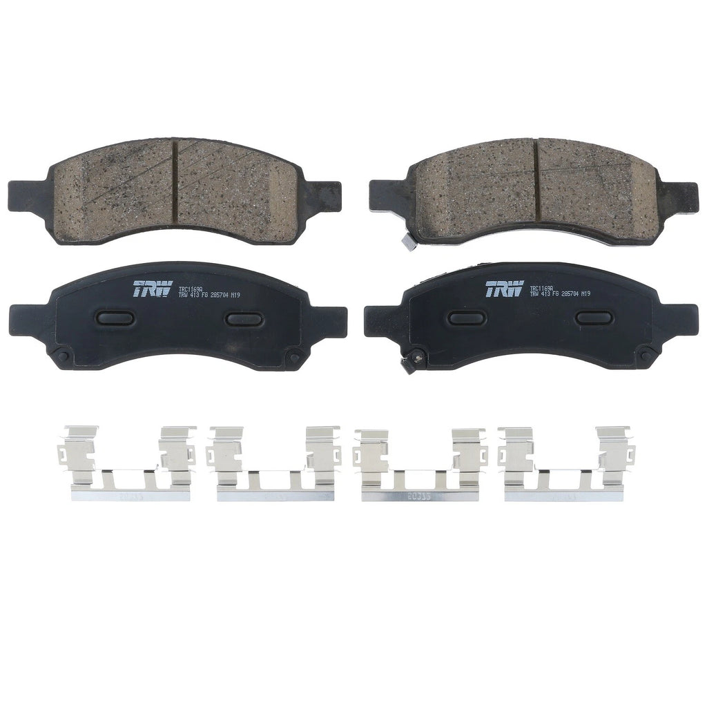 Front Brake Kit 325mm Drilled Rotors TRW Ceramic Pad for Enclave Acadia Outlook (2007–2017)