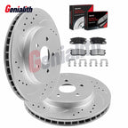 303mm Rear Rotors & Brake Pads for Chevrolet Equinox GMC Terrain (2010–2017)