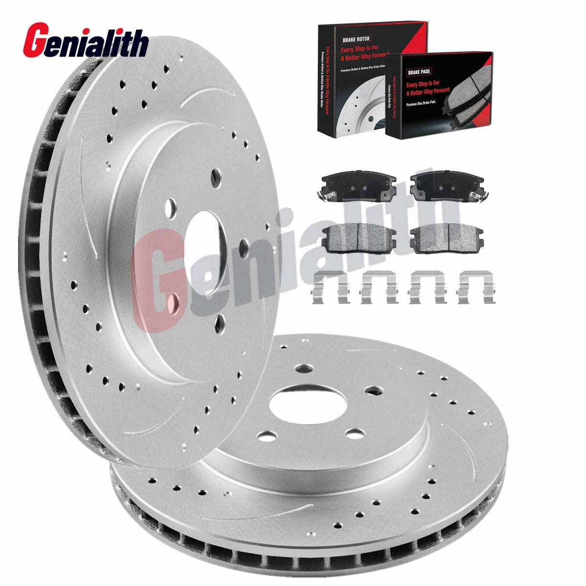 303mm Rear Rotors & Brake Pads for Chevrolet Equinox GMC Terrain (2010–2017)