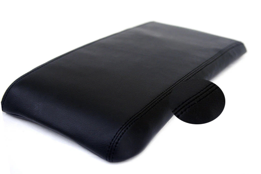 Leather Synthetic Console Armrest Cover for Dodge Dakota (2006–2010) Black