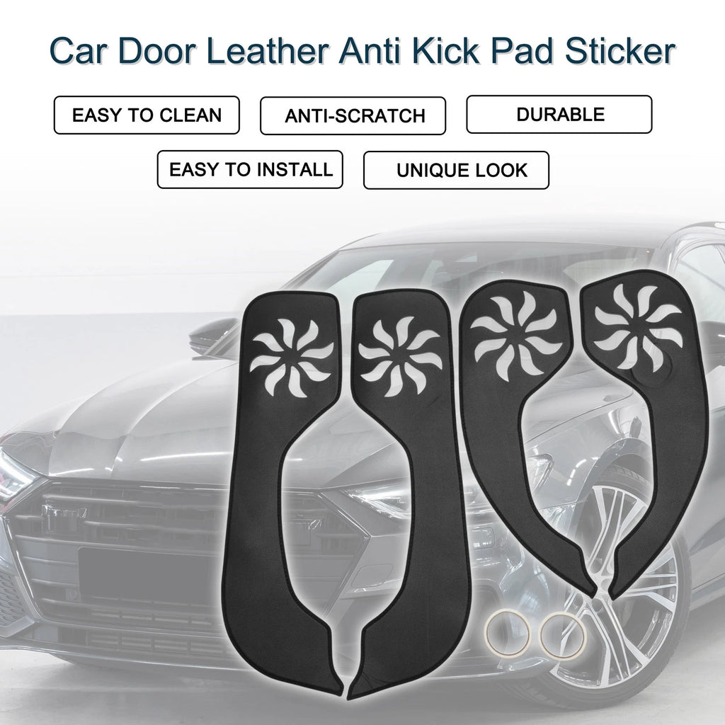 Set of 1 Car Door Leather Anti Kick Pad Sticker for Audi A7 S7 (2009–2015)