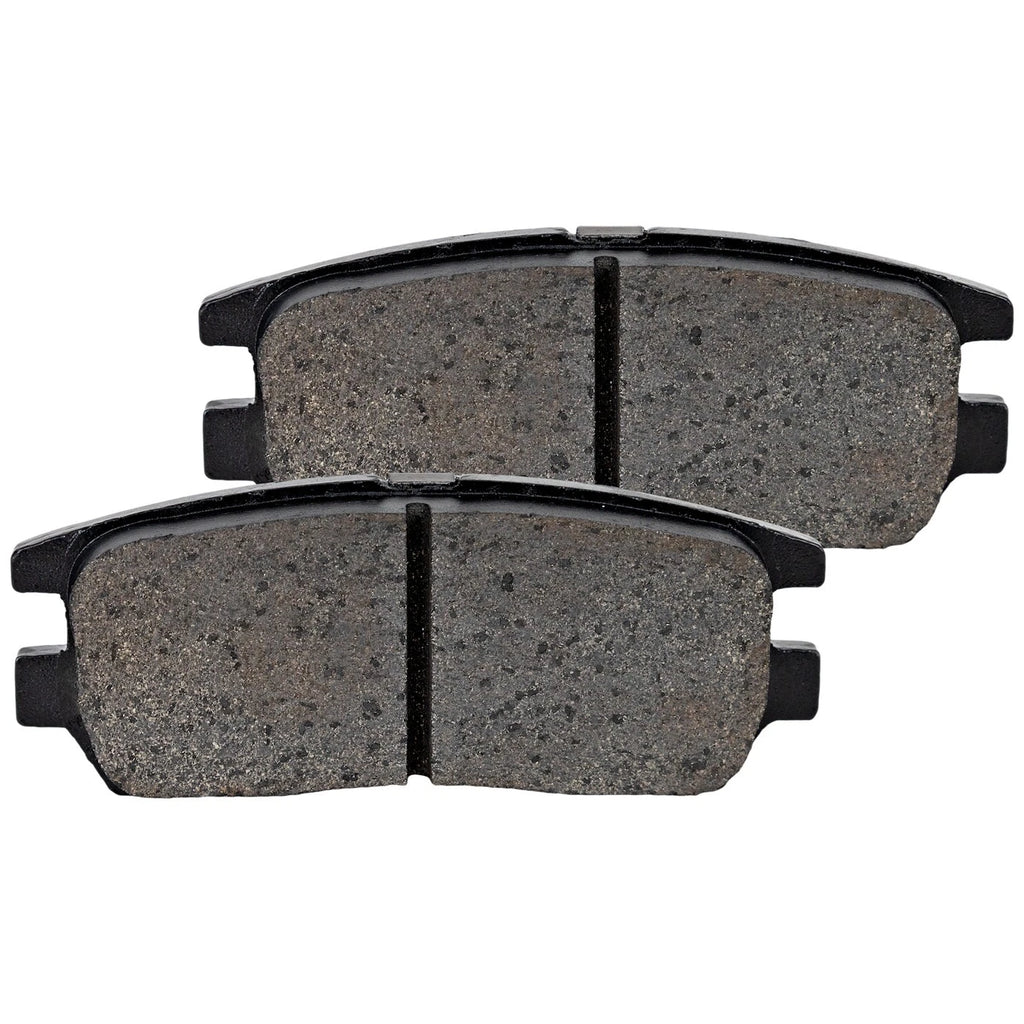 Set of 4 Rear Semi-Metallic Brake Pads for Mitsubishi Montero (1992–2000)