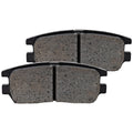 Set of 4 Rear Semi-Metallic Brake Pads for Mitsubishi Montero (1992–2000)