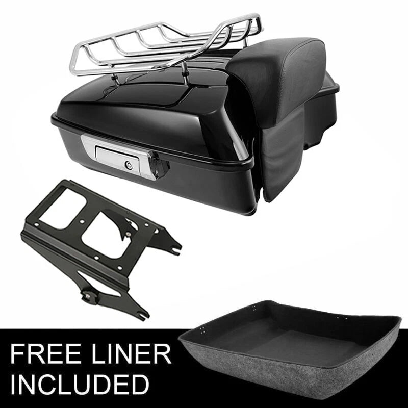 Trunk Backrest Mounting Rack for Harley Touring Road Glide (2009–2013)