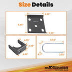 Rear Drop Lowering Flip Kit for Chevrolet GMC C1500 (1988–1998)