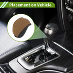1 Pc Gear Shift Knob Cover for Toyota RAV4 (2019–2024) Black Faux Leather