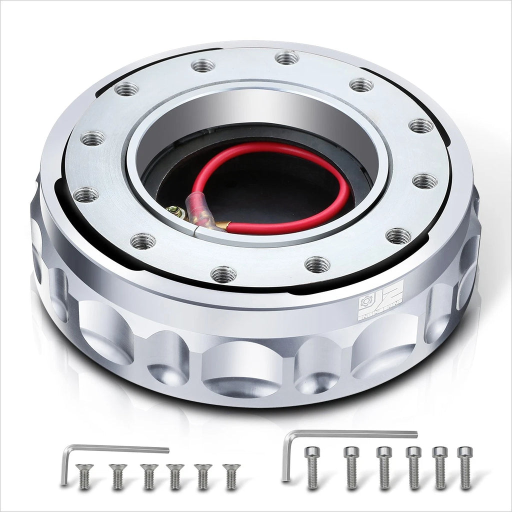 J2 6-Bolt Quick Release Steering Wheel Adapter for Universal Vehicles (RHD)