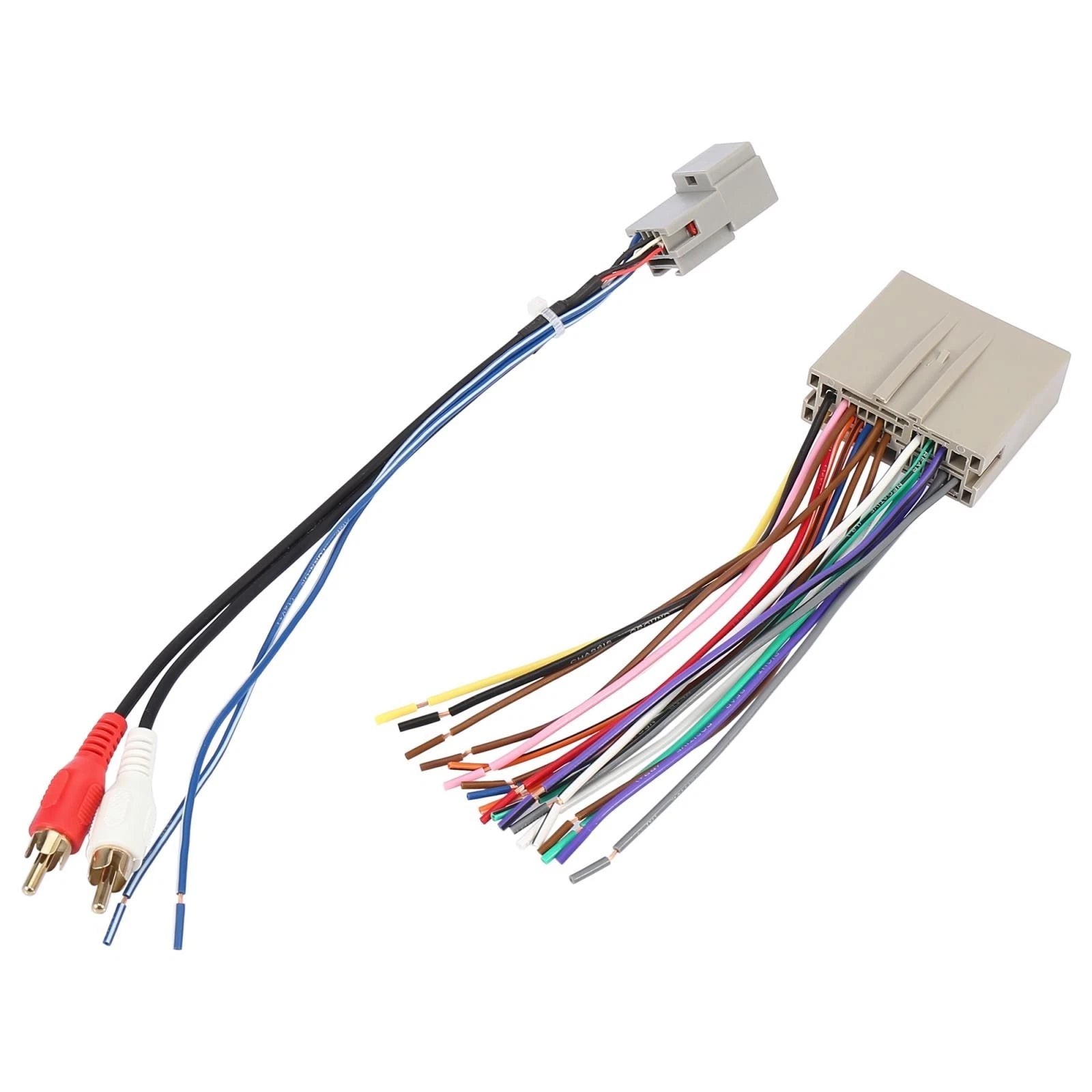 Set of 2 Car Stereo CD Player Wiring Harness Radio Adapter for Ford Focus (2000–2011)