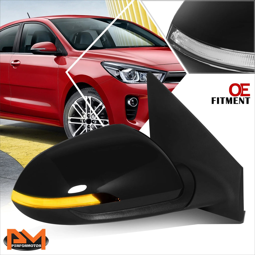 OE Style Power Heated Turn Signal Side Mirror Right for Kia Rio (2018–2020)