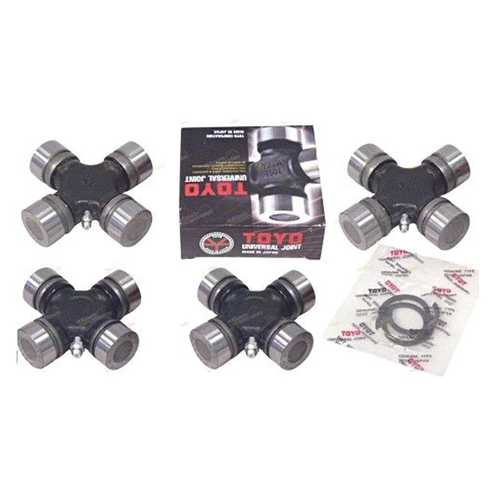 4x U-joint Set for Pajero (1983 - 1991) Front Rear