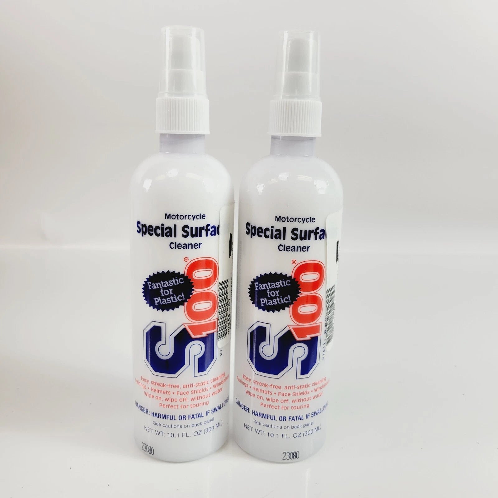 2X S100 Motorcycle Special Surface Cleaner for Fairing Windshield (12301F)
