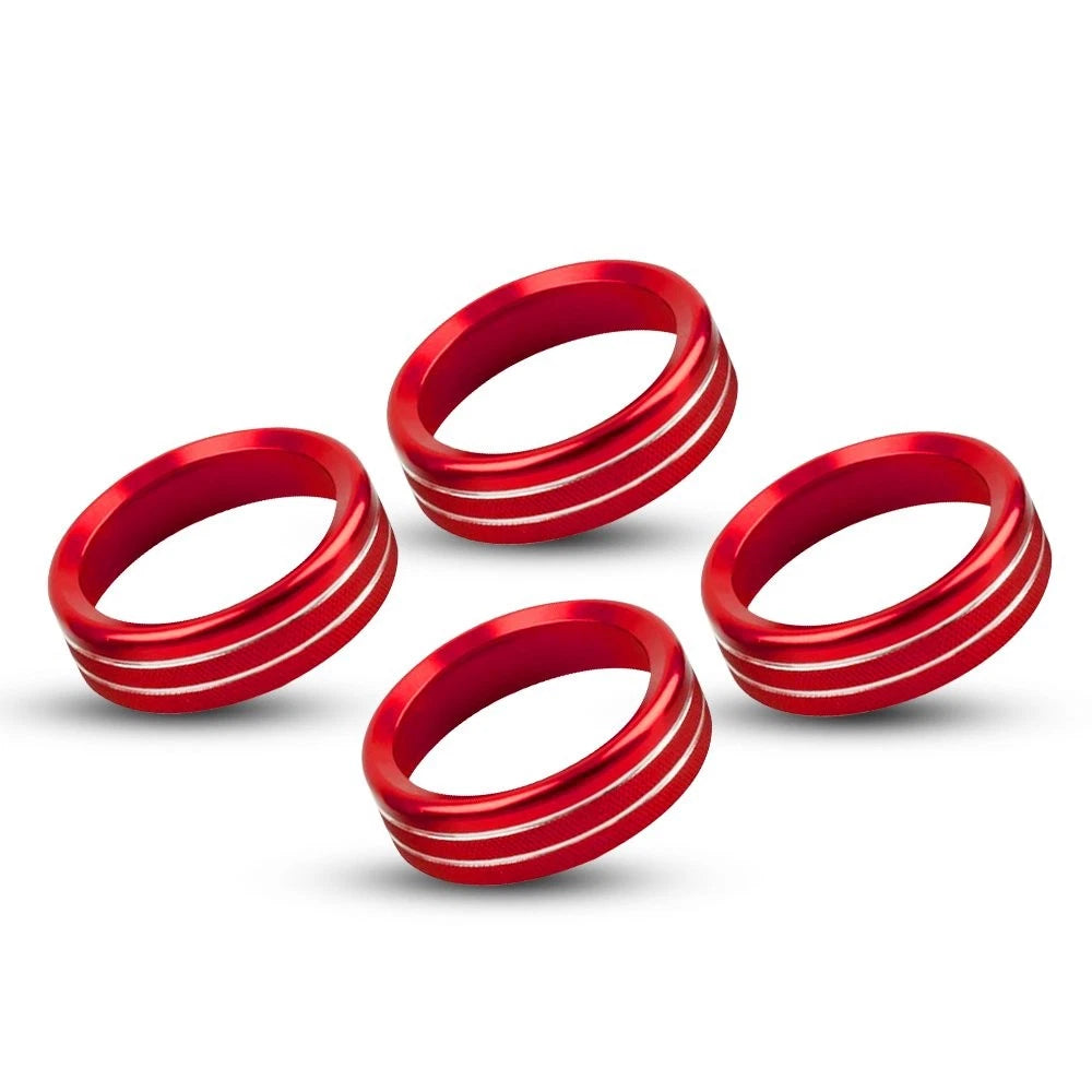 Switch Red Air Conditioner Trim Ring Cover for Ford F150 XLT (2015–2023)
