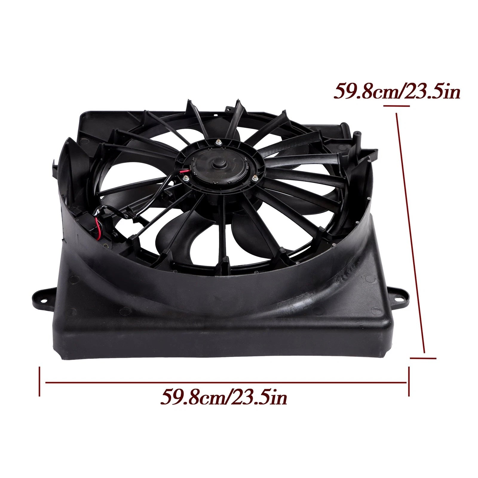Radiator Cooling Fan Assembly with Shroud for Dodge Nitro (2007-2011)