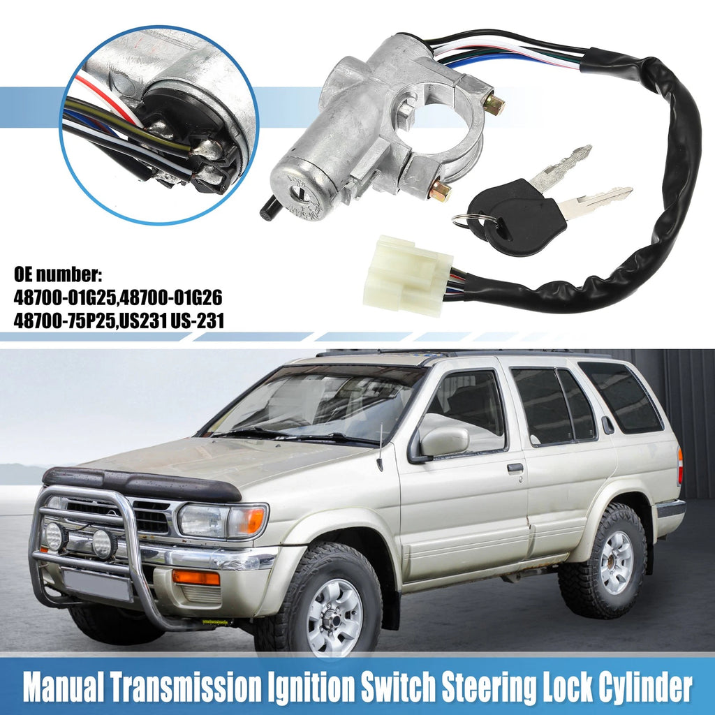 Ignition Switch Steering Lock Cylinder 48700-01G25 for Nissan D21 (1986–1997)