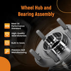 1x Front Left Right Wheel Hub & Bearing for Kia Sorento (2011-2015)