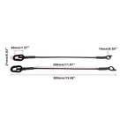 Rear Tailgate Cables Support for Dodge Ram 1500 2500 3500 (1994-2002)