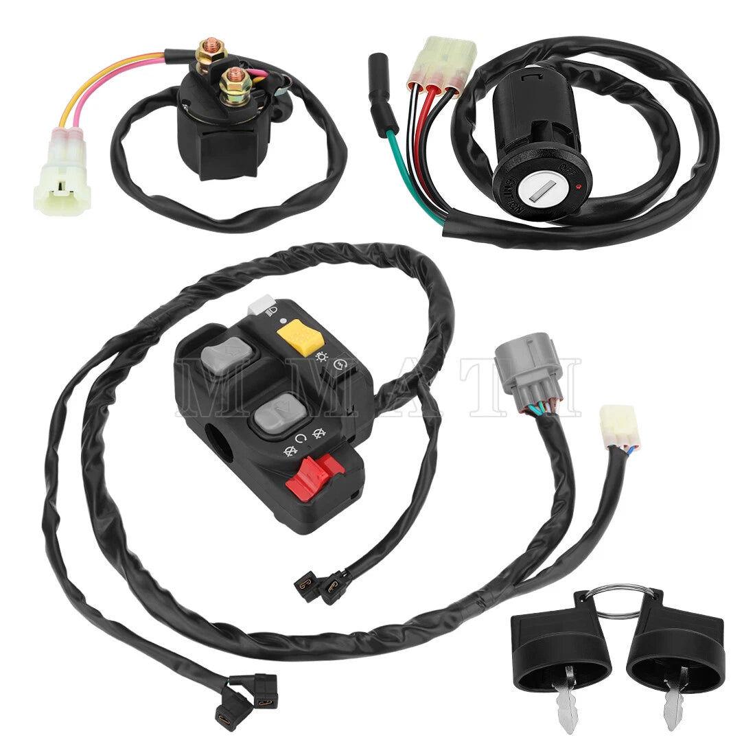 Handlebar Ignition Key Switch w/Relay for Honda TRX250TE Recon 250 (2007–2020)