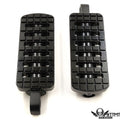 Black Dominator Motorcycle Footpegs for Harley Touring Sportster
