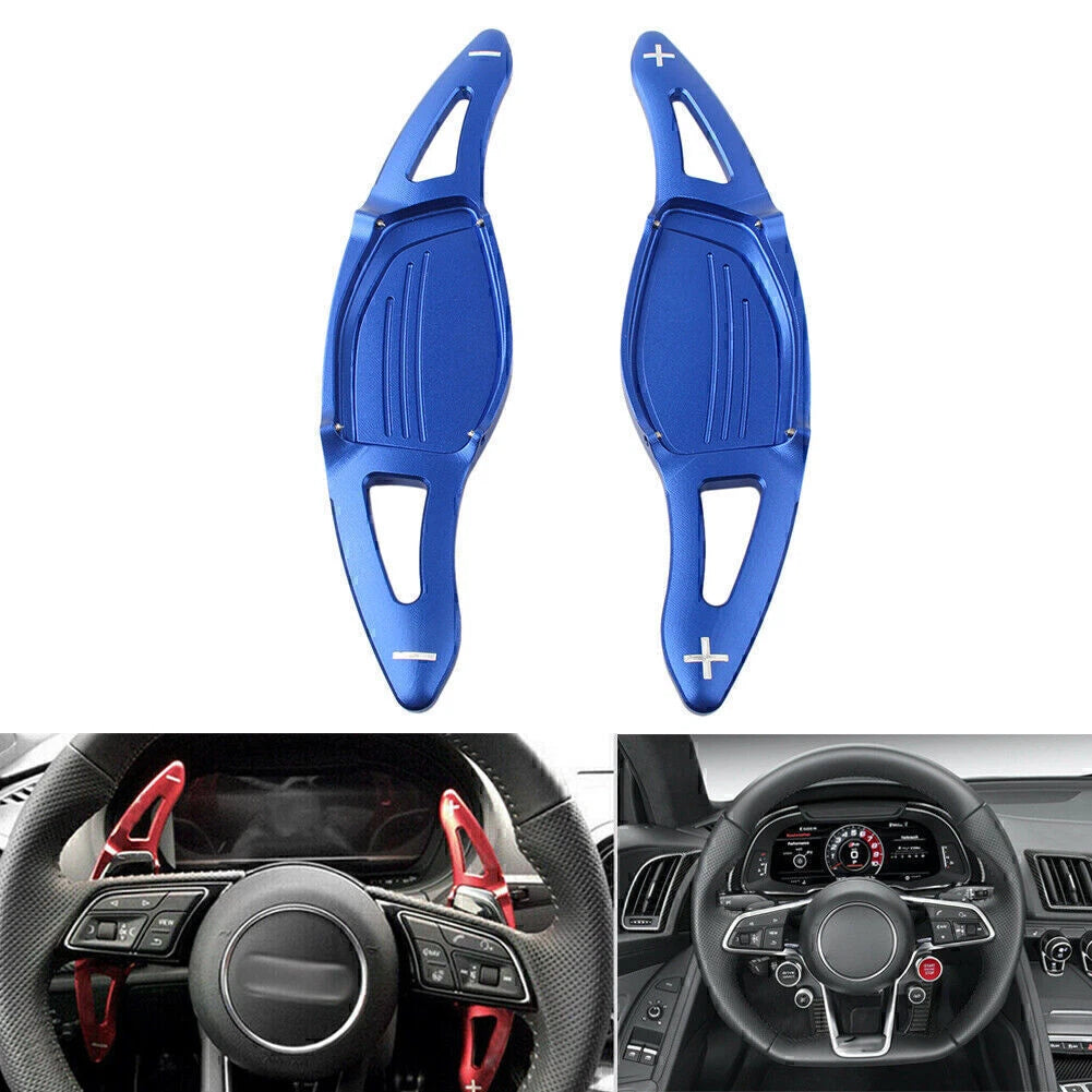 Steering Wheel Shift Paddle Shifter for Audi R8 RS3 RS4 RS5 TT RS (2007–2021) Blue GZ