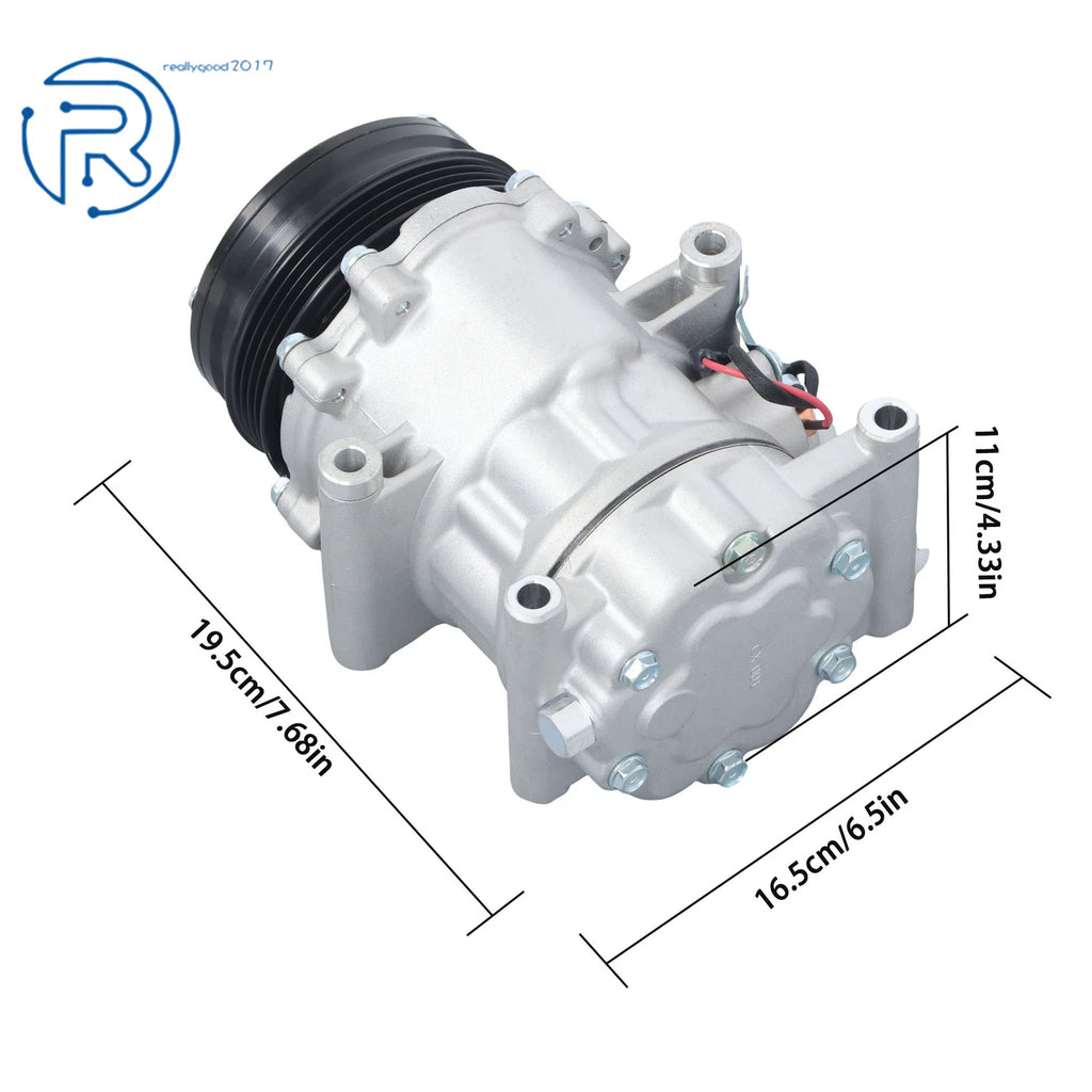 A/C Compressor with Clutch for Honda Civic (1994-2000) CR-V (1997-2001)