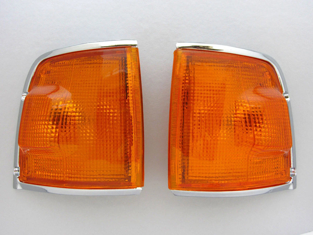 Isuzu TF TFR Holden Rodeo Chrome Orange Corner Lights for Vauxhall Brava
