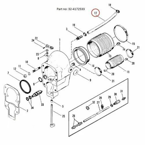 Mercruiser Alpha One Gen 1 & 2 Outdrive Assembly (1968–1990)