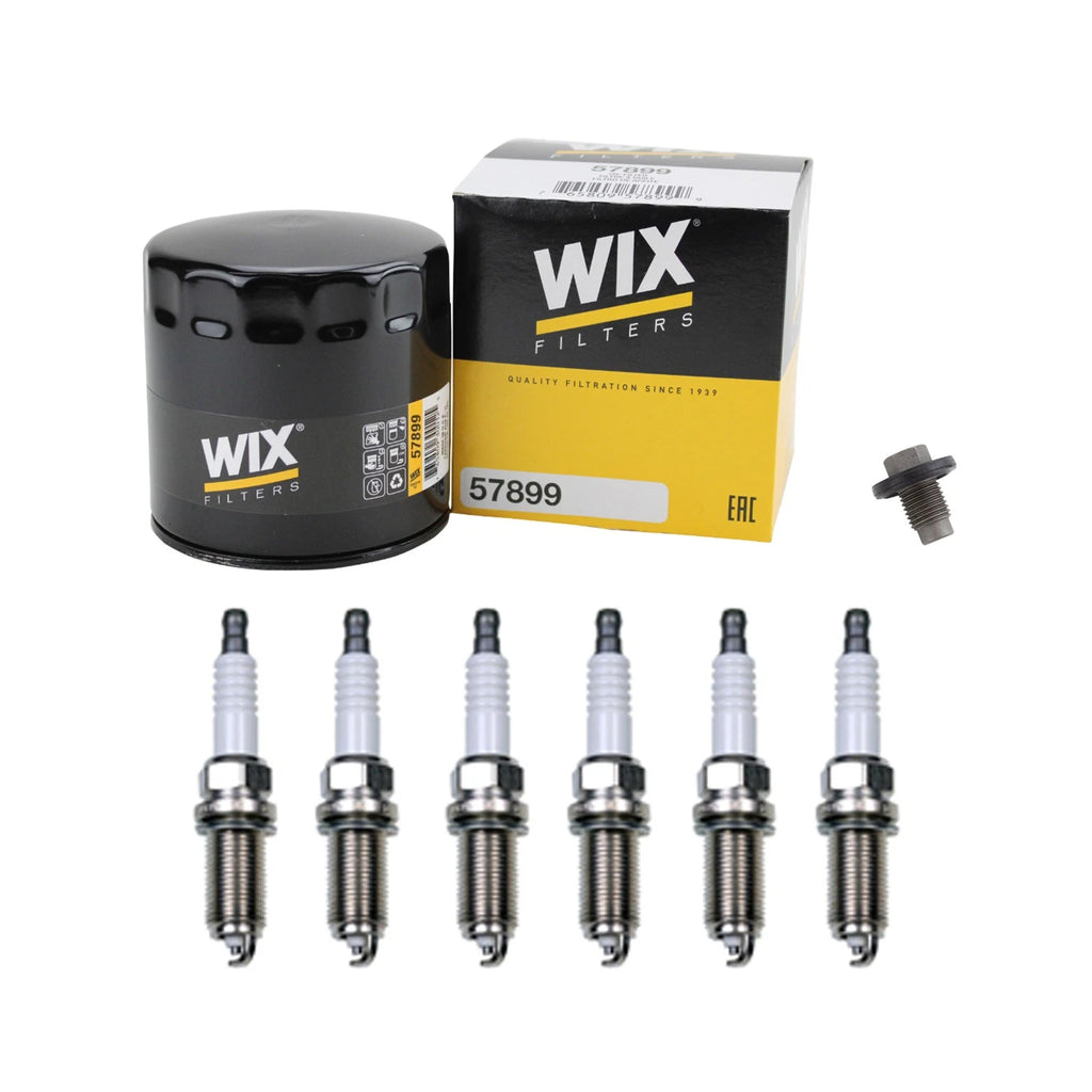 Wix Engine Oil Filter & NGK 6 Platinum Spark Plugs for Avenger Charger (2008–2014)