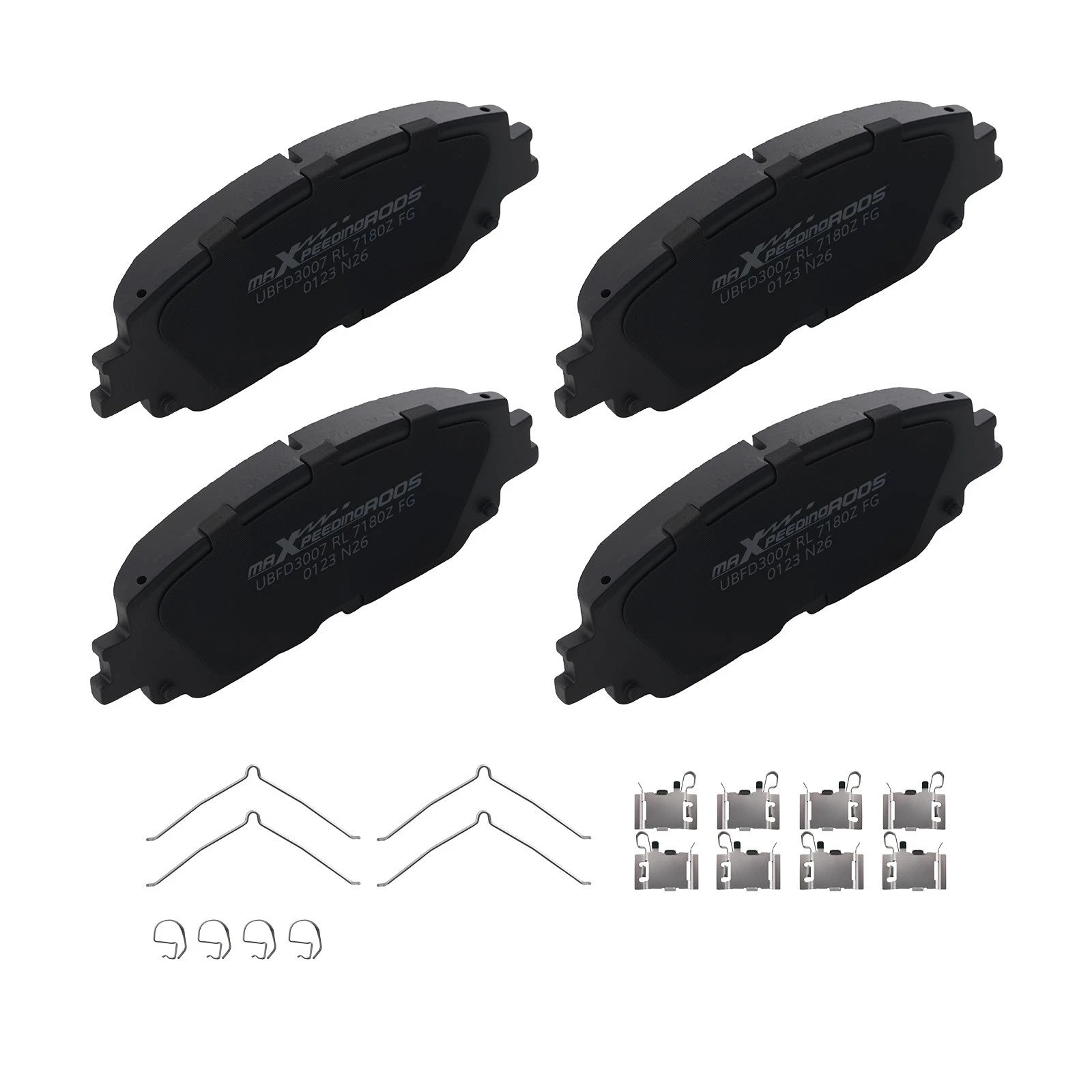Front Ceramic Brake Pads Kit for Lexus ES250 ES300h ES350 UX200 UX250h UX300h (2013–2023)