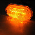 8X 4'' Oval 6 Diodes Side Marker Clearance Light for Trailer Truck (N/A)