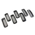 7 Pcs Front Mesh Grille Cover for Jeep Patriot (2011-2017)