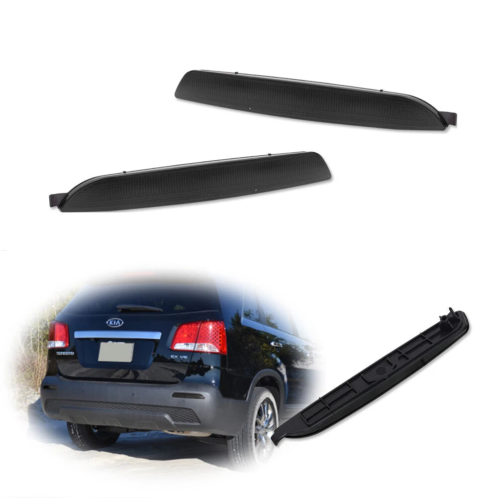 Smoked Rear Bumper Reflectors for Kia Sorento (2011–2013)