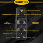 Set of 2 Power Window Master Switches for Dodge Durango (2014–2015)