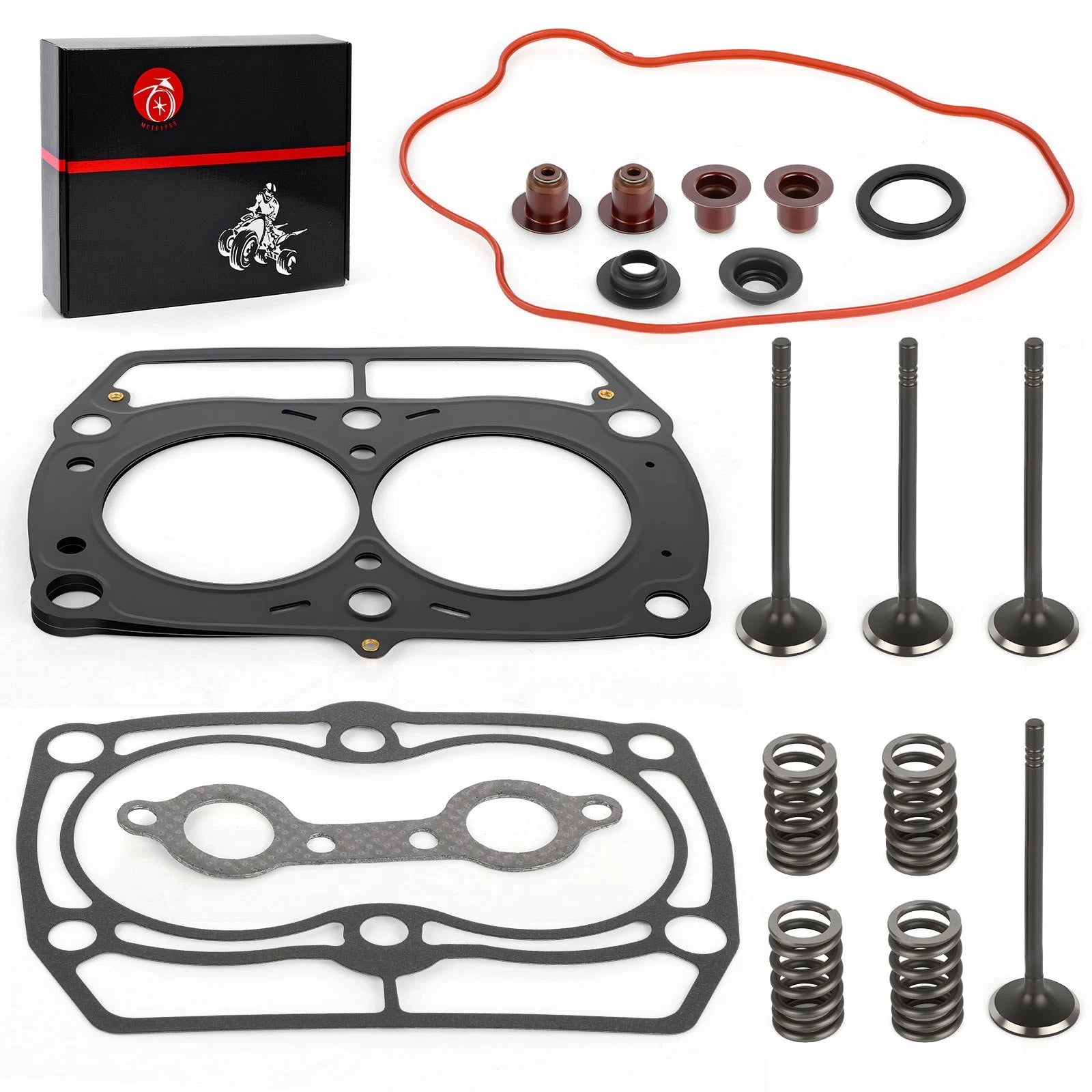 Cylinder Head Gasket Kit with Valves & Seals for Polaris Ranger 800 XP (2010)