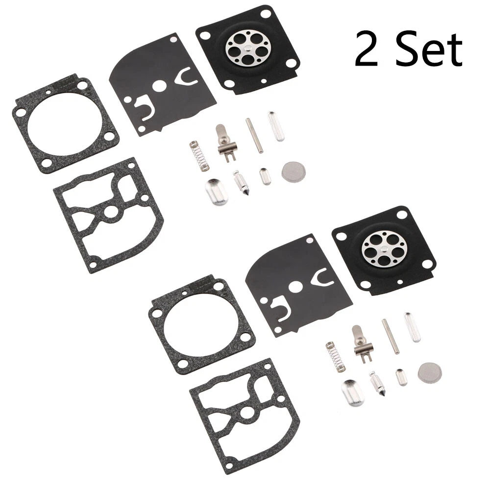 Set of 2 Carburetor Repair Kits for STIHL HS45 FS55 FS38 BG45 ZAMA RB-100