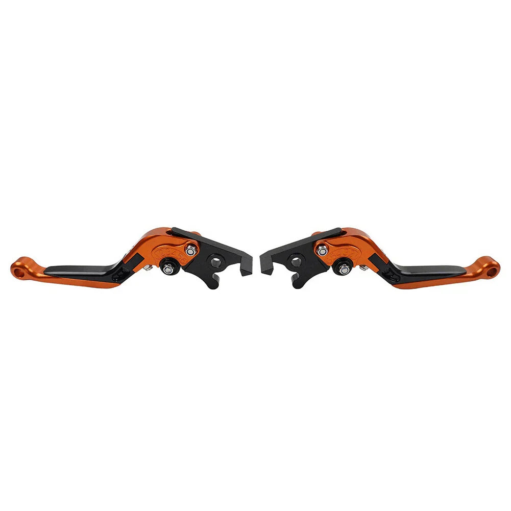 CNC Orange Extendable Brake Clutch Levers for Yamaha FJR 1300, XJR1300 (2004-2020)