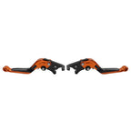 CNC Orange Extendable Brake Clutch Levers for Yamaha FJR 1300, XJR1300 (2004-2020)