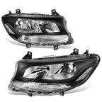 Chrome Housing Amber Lens Headlight Assembly for Mercedes-Benz Sprinter (2019–2022)