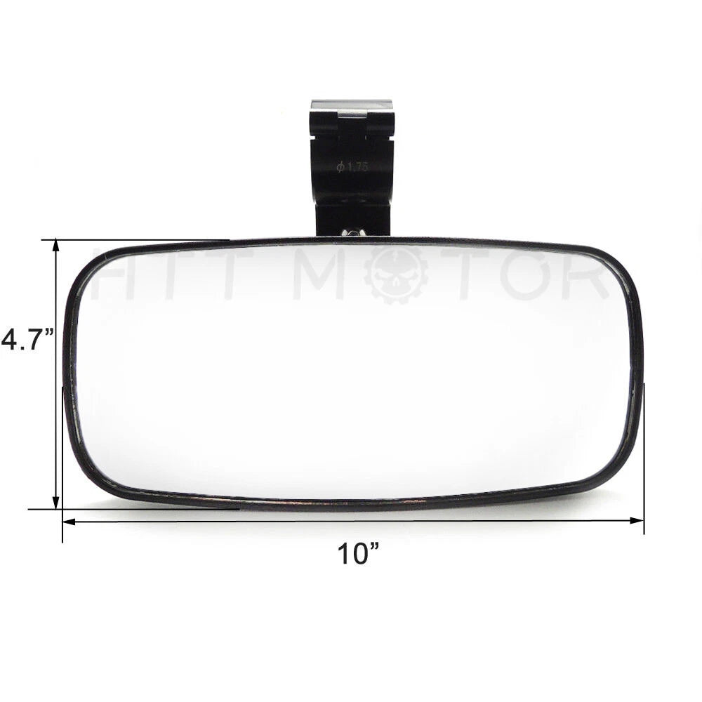 HTTMT Rearview Mirror for Polaris UTV (Universal Fit, 1.75" Roll Bars)