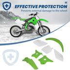 7PCS Plastics Kit Bodywork Fairing for Kawasaki KX125 KX250 (1994–1998)