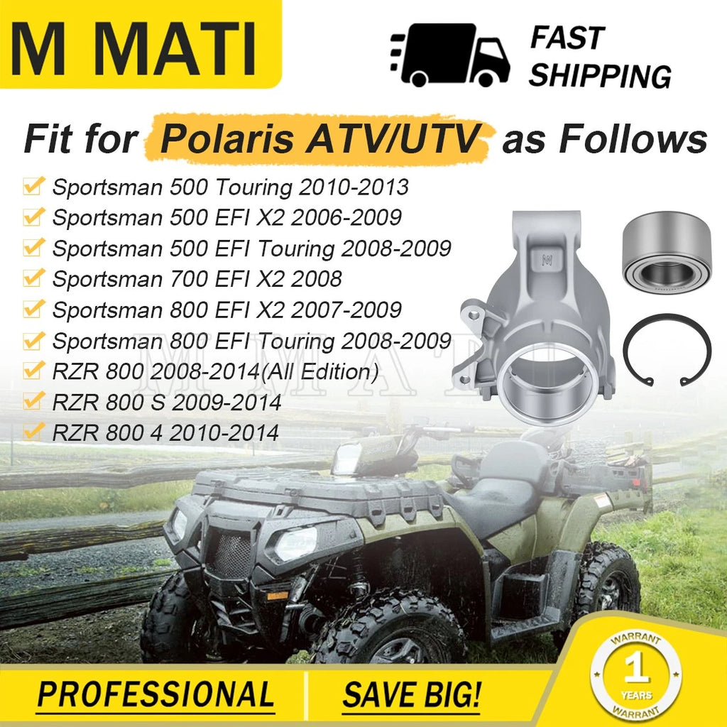 Right Rear Wheel Carrier & Bearing for Polaris Sportsman 800 X2 EFI (2007–2009)