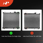 Radiator with Oil Cooler for Chevy Tracker, Pontiac Sunrunner, Suzuki (1999–2008)