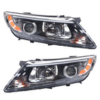 Halogen Headlight Projector Pair for Kia Optima (2014–2015)
