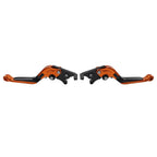 Extendable Brake Clutch Levers for Daytona 675 (2013–2017) - Orange