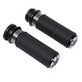 1" 25mm Black Electric Handlebar Grips for Harley Davidson Touring (2008–2020)