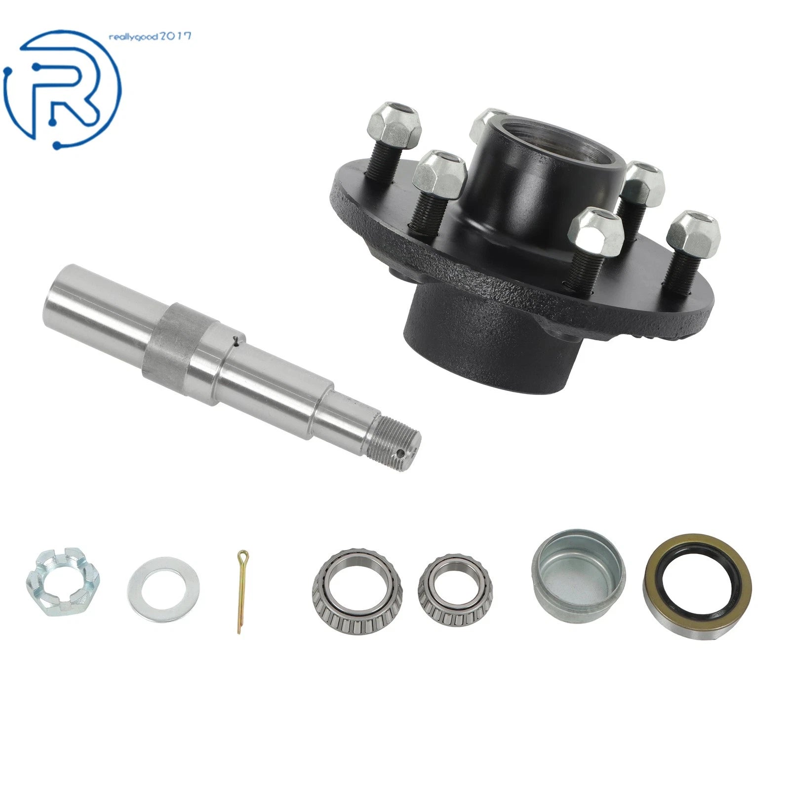 Trailer Hub Kit for 2000 lbs Trailer (6 on 5.5")