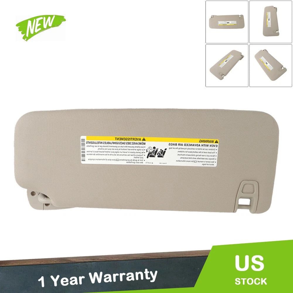 Sun Visor for Chevrolet GMC (2007–2014) w/ Lighted Mirror 22850310