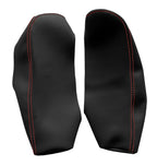 Armrest Door Panel Cover for Lincoln Town Car (1998–2002) Red Stitch