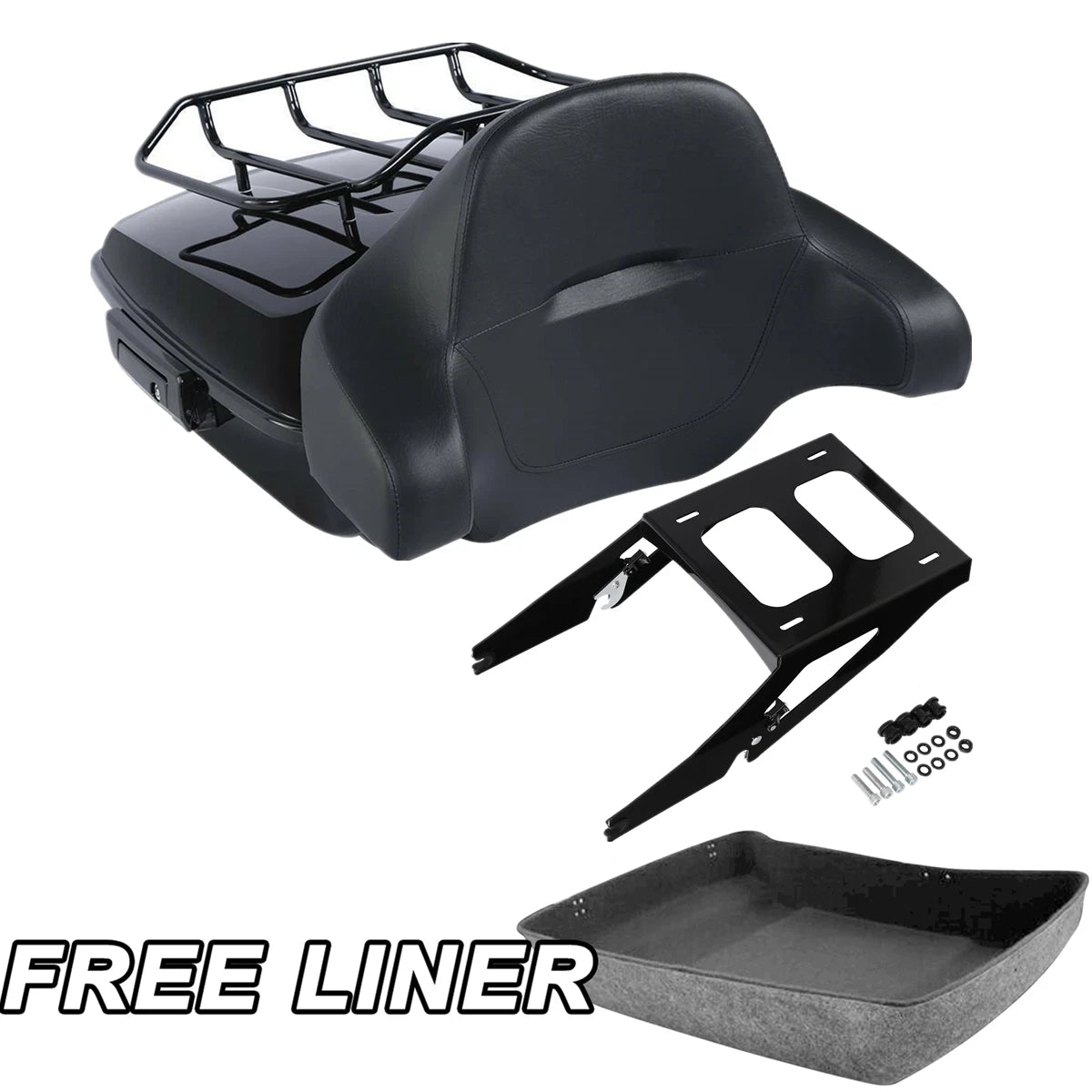 Chopped Trunk Two Up Rack for Harley Sport Glide FLSB (2018–Present)
