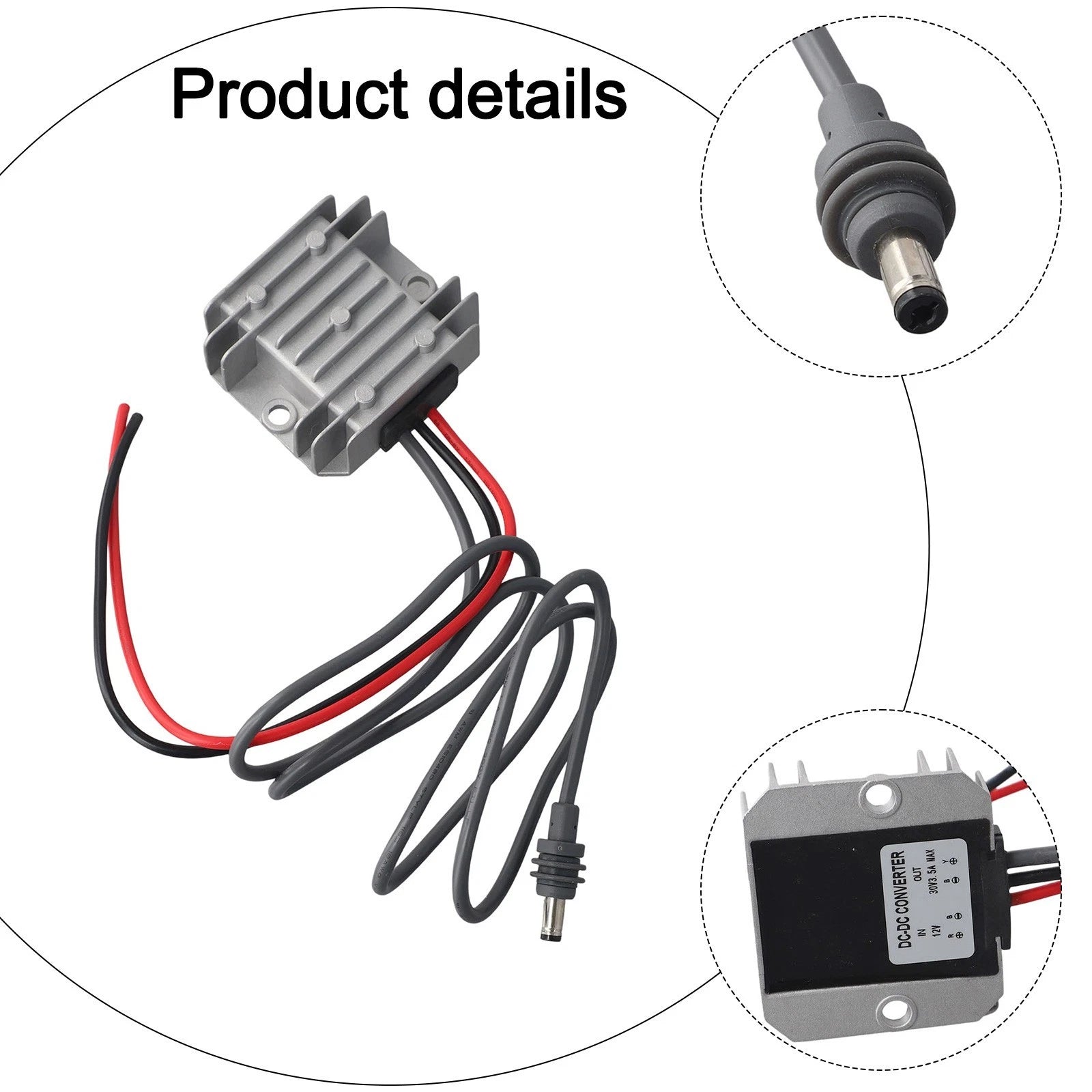 12V DC Boost Adapter for Starlink (2022–2023)
