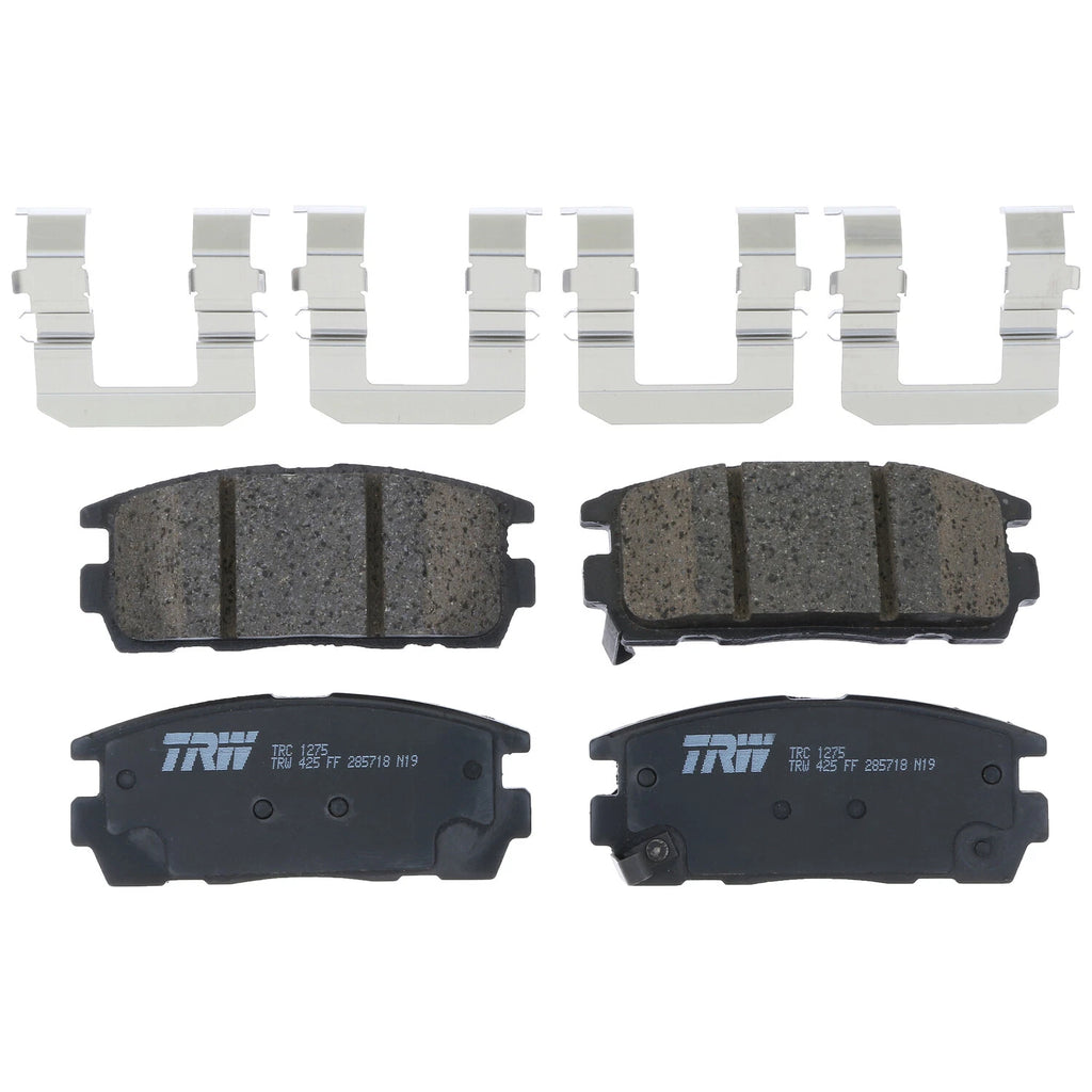 Rear Brake Kit 303mm Rotors & TRW Pro Ceramic Pads for Chevy Equinox GMC Terrain (2010–2017)